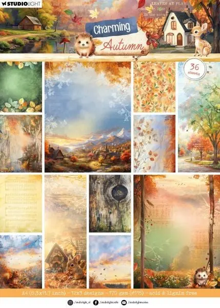 Charming Autumn - Background Papers Paper Pad 1