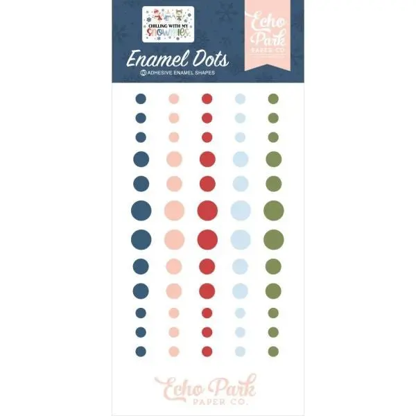 Chilling With My Snowmies - Enamel Dots 1