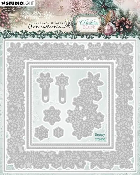 Christmas Blush - Dies - Snowy Frame 1