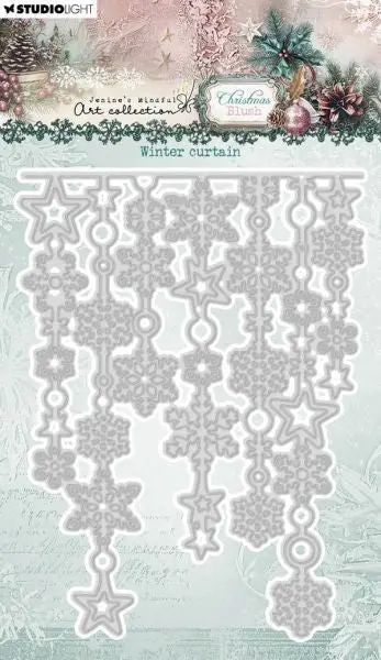 Christmas Blush - Dies - Winter Curtain 1