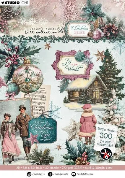 Christmas Blush - Paper Pad - Paper Elements 1