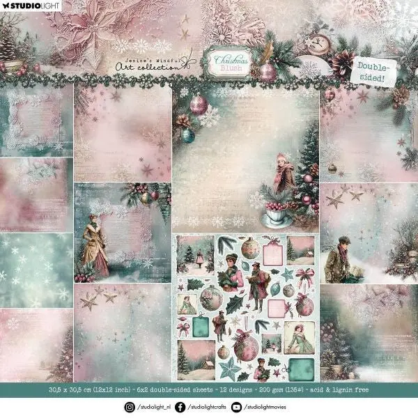 Christmas Blush - Paper Pad - Scrapbooking 1