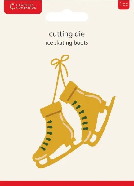 Christmas Embellishment - Dies - Ice Skating Boots 1
