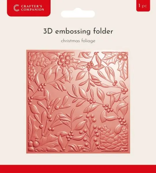 Christmas Foliage - 3D Embossing Folder 1