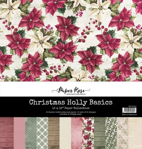 Christmas Holly - 12X12 Paper Collection - Basics 1