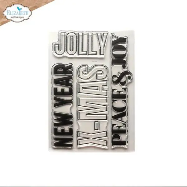 Christmas Lives Here - Clear Stamps - Peace & Joy 1