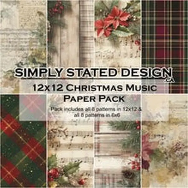 Christmas Music - 12X12 Collection Pack 1