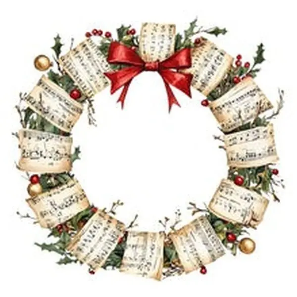Christmas Music - Wreath 1