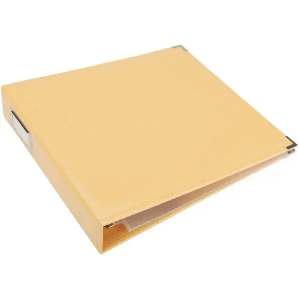 Classic Leather 3 Ring Album - Buttercup 1