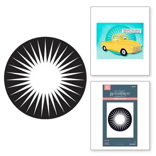 Classic Road Legends Collection - Radiant Starburst Betterpress Plate 1