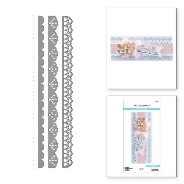Classically Becca Collection - Romantic Slimline Borders Dies 1