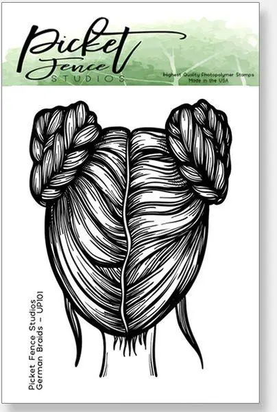 Clear Stamp - German Braids 1