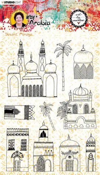 Clear Stamps - Art By Marlene - Artsy Arabia Nr. 58 1