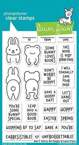 Clear Stamps - Don't Worry, Be Hoppy 1