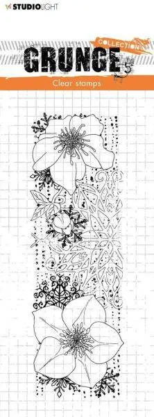 Clear Stamps - Grunge Collection - Helleborus 1