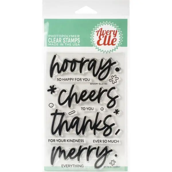 Clear Stamps - Hooray 1