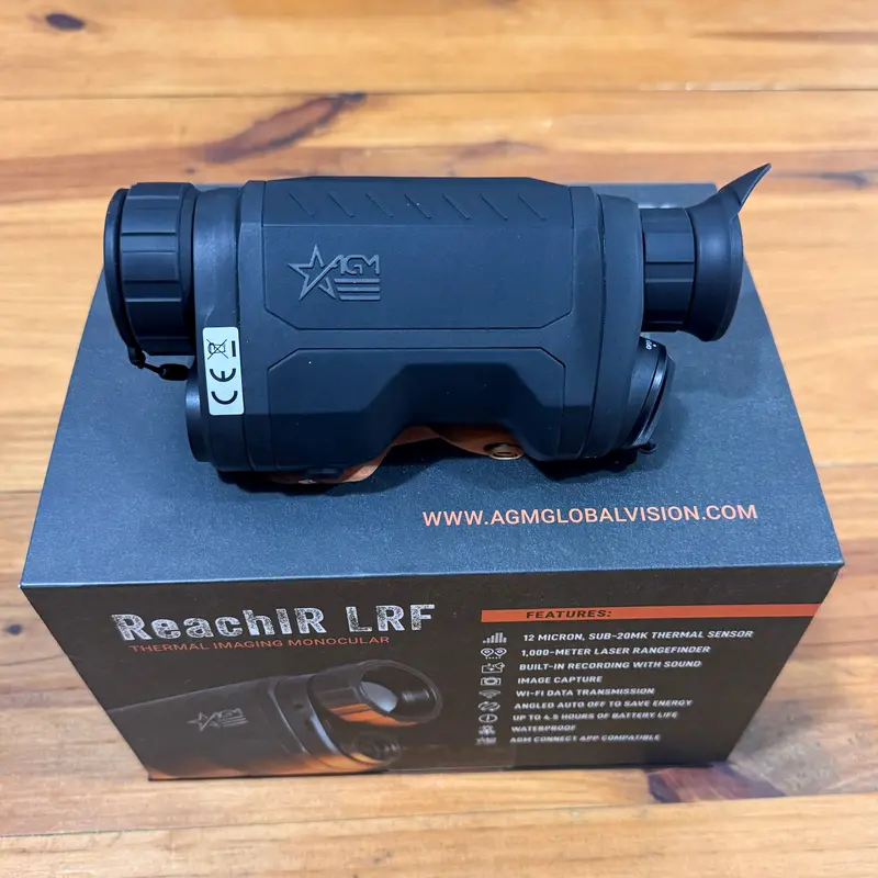 Clearance - Agm Reach Ir Lrf 35-640 Thermal Monocular (Demo) 1