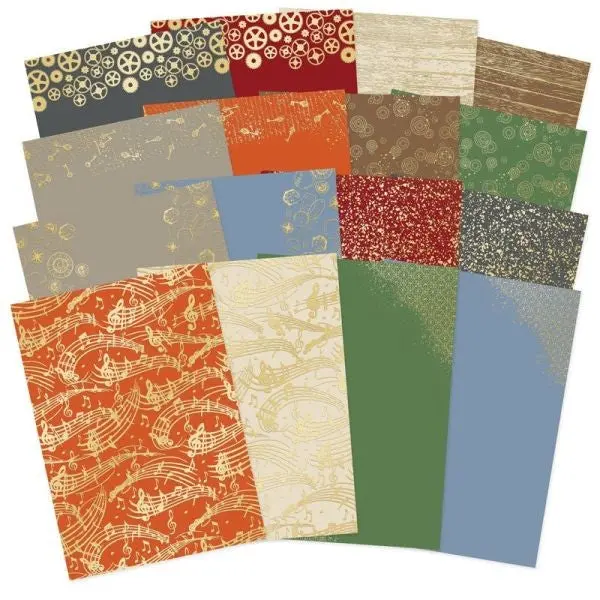 Clockwork Curiosities - Luxury Foiled Cardstock 1