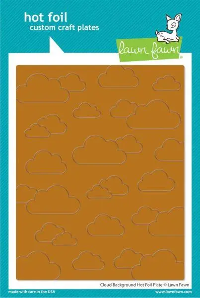 Cloud Background - Hot Foil Plate 1