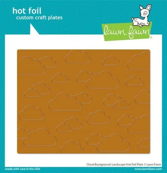 Cloud Background:  Landscape - Hot Foil Plate 1