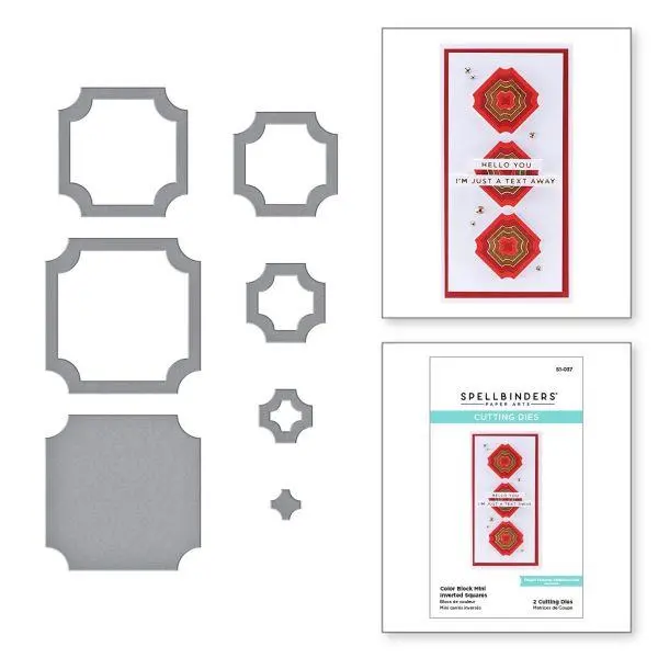 Color Block Mini Shapes Collection - Color Block Mini Inverted Squares 1