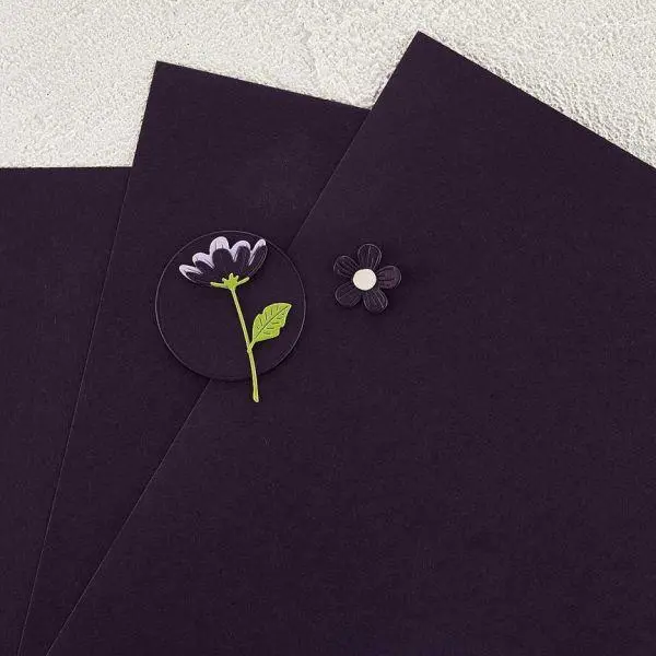 Color Essentials Cardstock - Plum 1