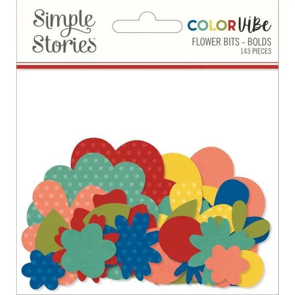 Color Vibe - Bolds - Bits & Pieces - Flowers 1