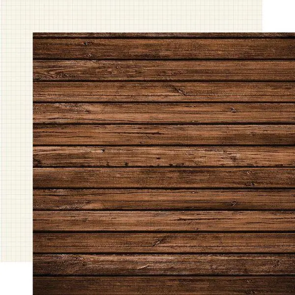 Color Vibe Cardstock - Elm/Cream Grid 1