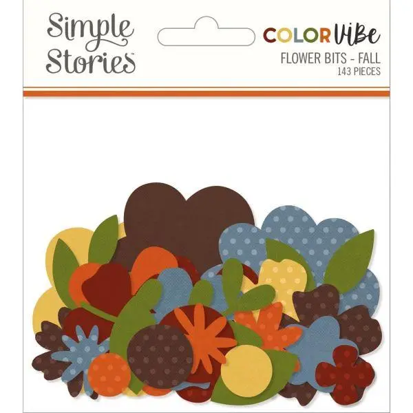 Color Vibe - Fall - Bits & Pieces - Flowers 1
