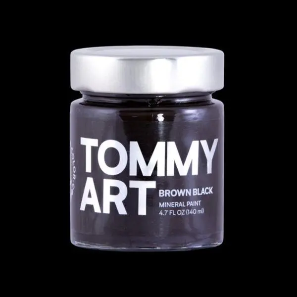 Colour - Brown Black Paint 1