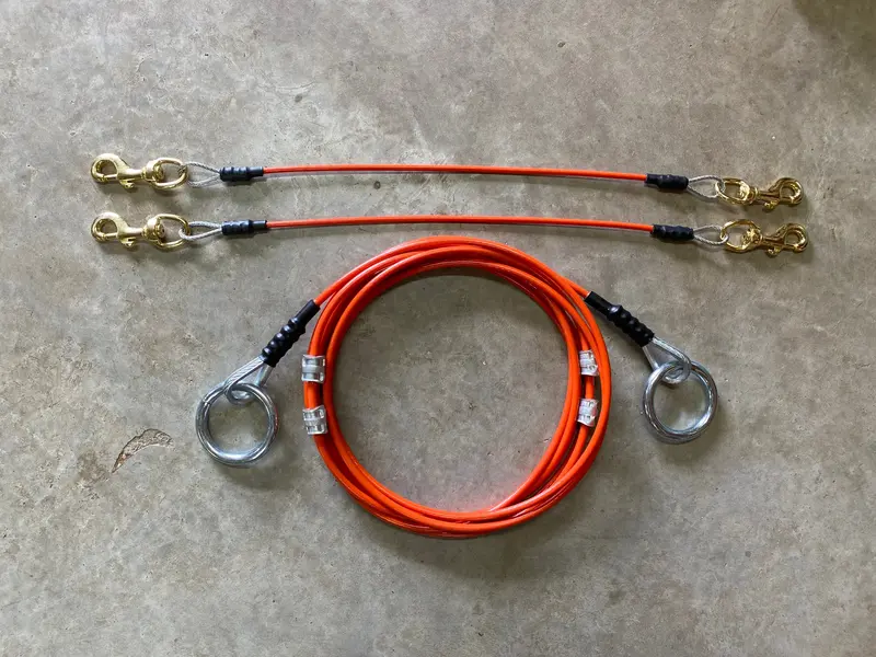 Conkey's 2 Dog Tie-Out System By Cable Gangz 2