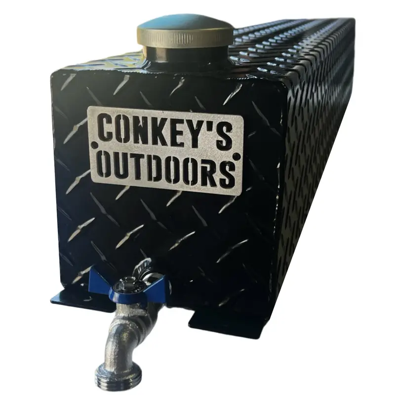 Conkey's Black Powder Coated 5.5 Gallon Water Tank For Dog Box (36 Inch) 1