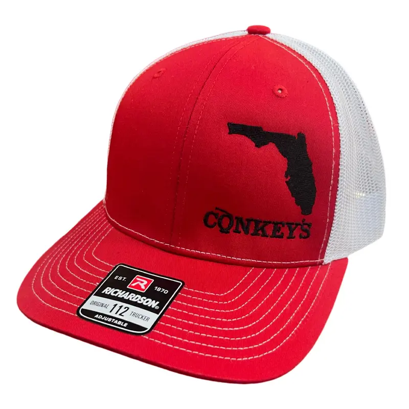 Conkey's Bulldog - Richardson 112 Hat (Red/White/Black) 1
