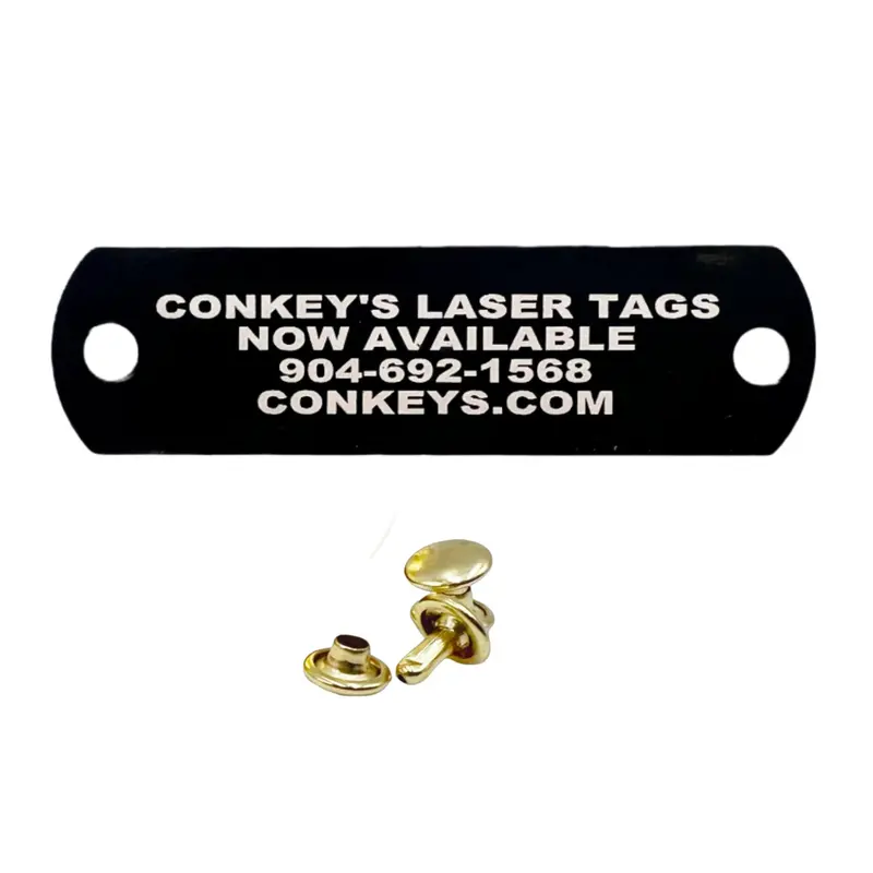 Conkey's Laser Collar Tag (Hammer-On Rivets Included) 1