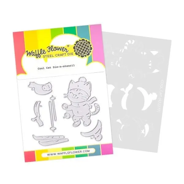 Cool Cat - Die & Stencil Set 1