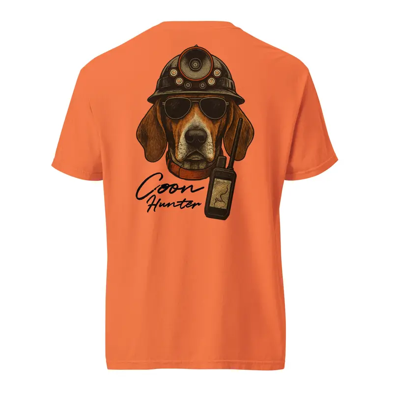 Coon Hunting Back-Print T-Shirt
