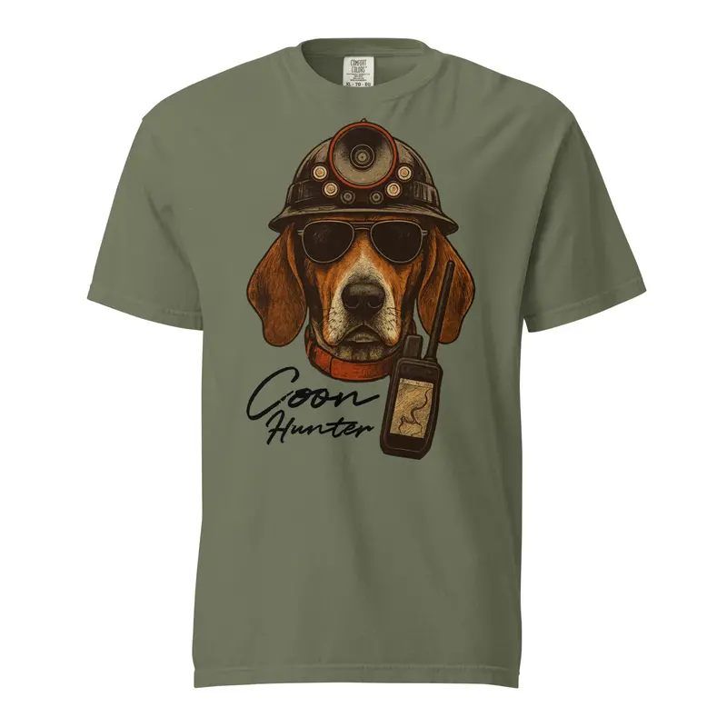 Coon Hunting Front-Graphic T-Shirt