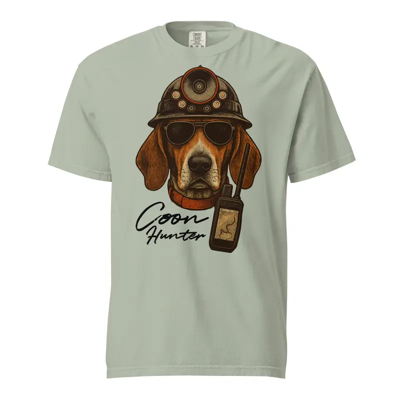 Coon Hunting Front-Graphic T-Shirt