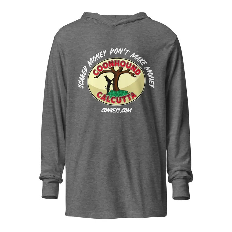 Coonhound Calcutta Hooded Long-Sleeve Tee – Front Logo Print