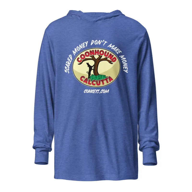 Coonhound Calcutta Hooded Long-Sleeve Tee – Front Logo Print