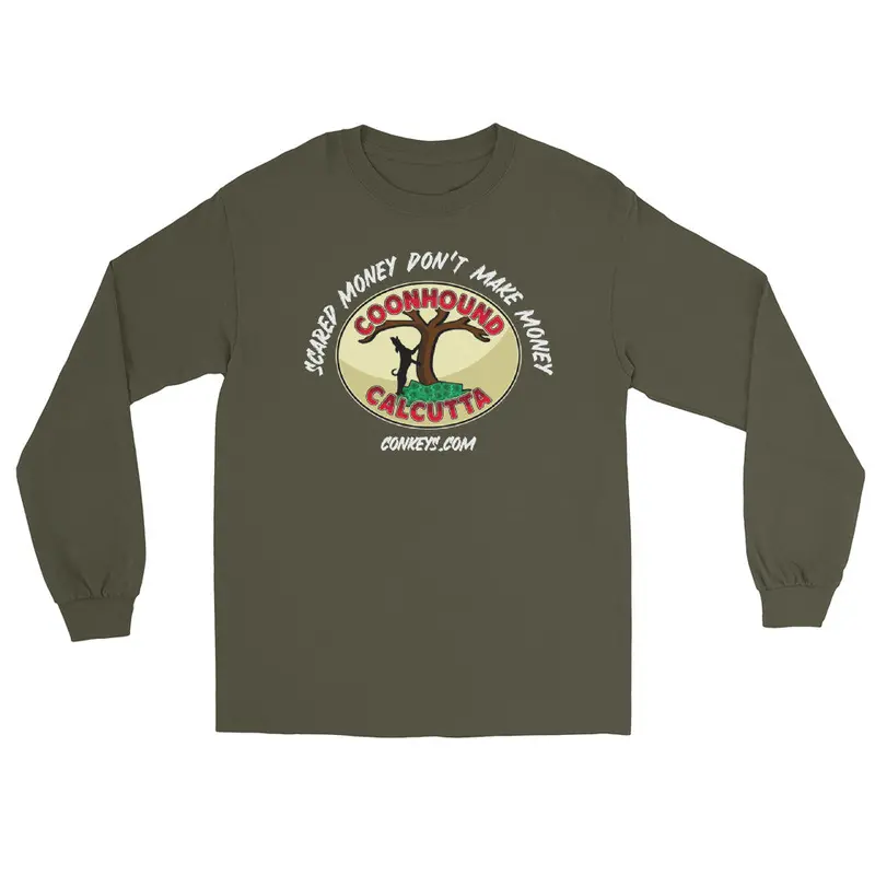 Coonhound Calcutta Long-Sleeve Shirt – Front Logo Design
