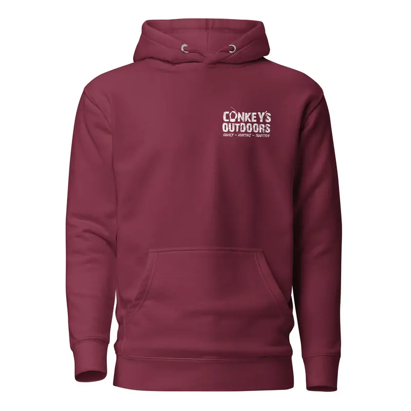 Coonhound Calcutta Premium Hoodie – Back Logo Embellishment