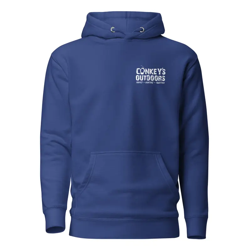 Coonhound Calcutta Premium Hoodie – Back Logo Embellishment