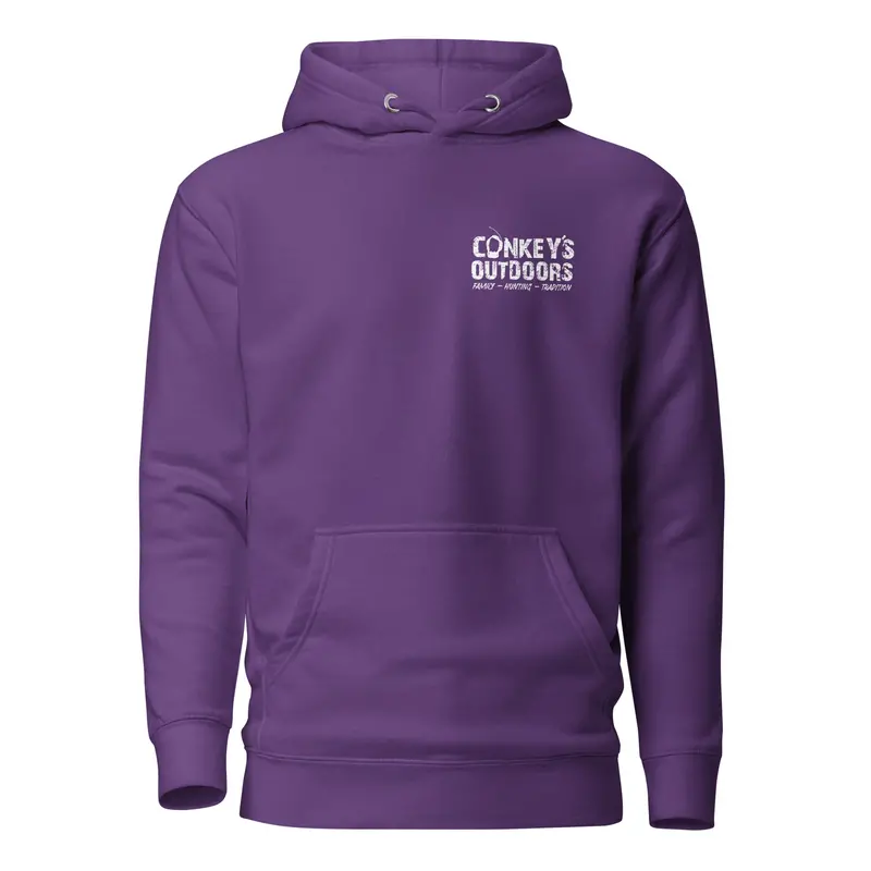 Coonhound Calcutta Premium Hoodie – Back Logo Embellishment