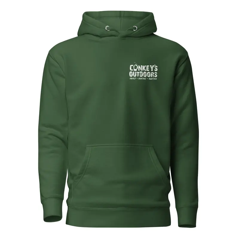 Coonhound Calcutta Premium Hoodie – Back Logo Embellishment