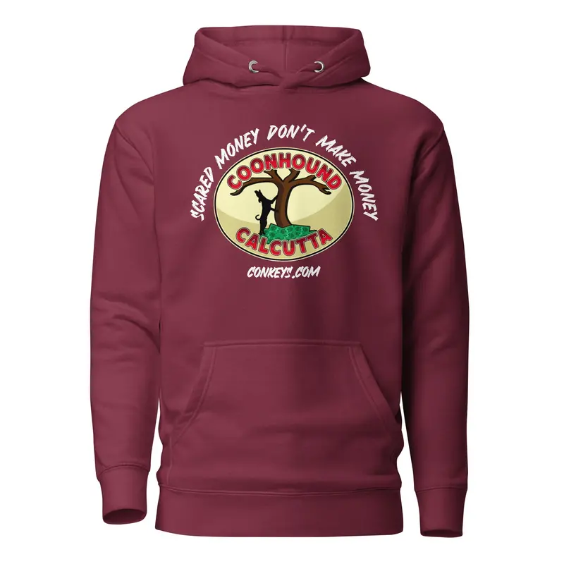 Coonhound Calcutta Premium Hoodie – Front Logo Embellishment