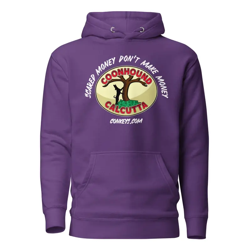 Coonhound Calcutta Premium Hoodie – Front Logo Embellishment