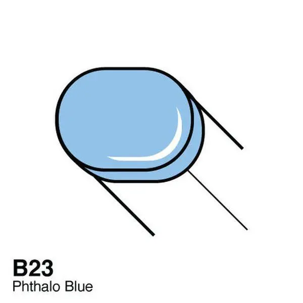 Copic Sketch Marker - B23 - Phthalo Blue 1