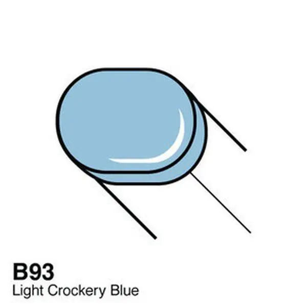 Copic Sketch Marker - B93 - Light Crockery Blue 1