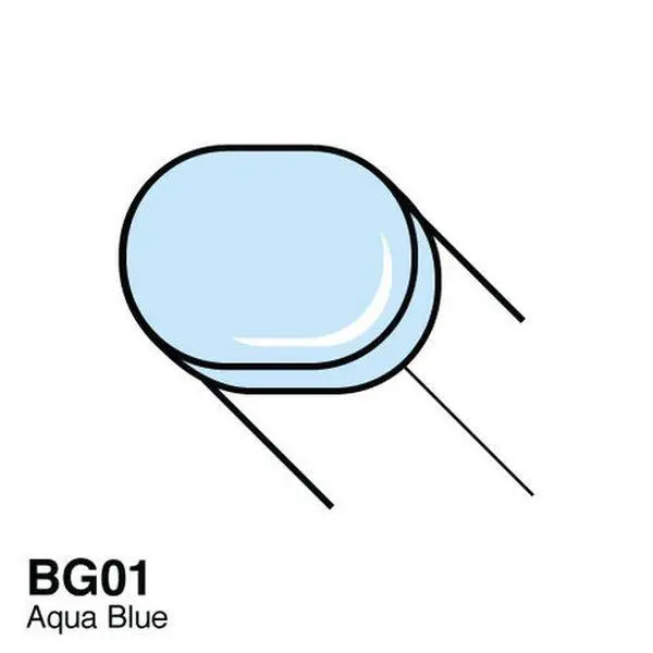 Copic Sketch Marker - Bg01 - Aqua Blue 1